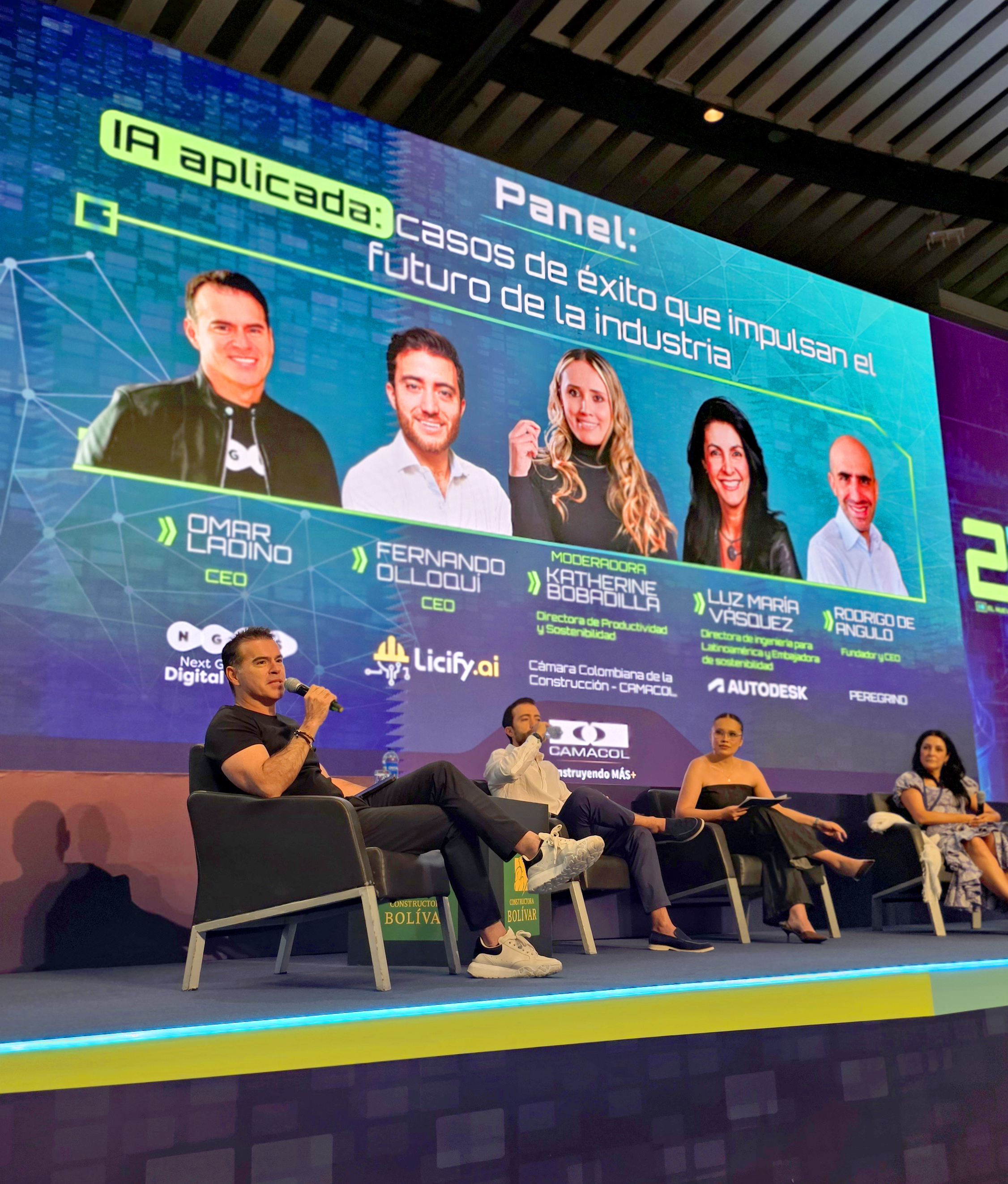 Panel de la Segunda Cumbre de IA de CAMACOL